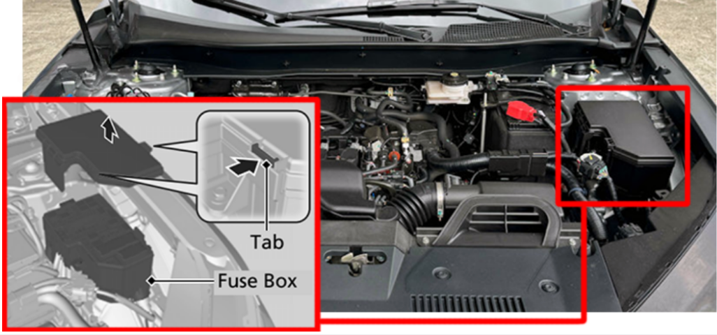Honda CR-V Engine Compartment Fuse Box Locations