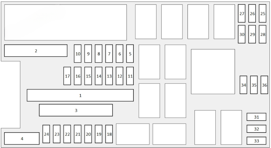 Honda Civic Engine compartment Diagram Fig 2