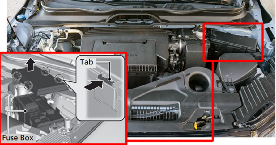 Honda Pilot Engine Compartment Fuse Box Location