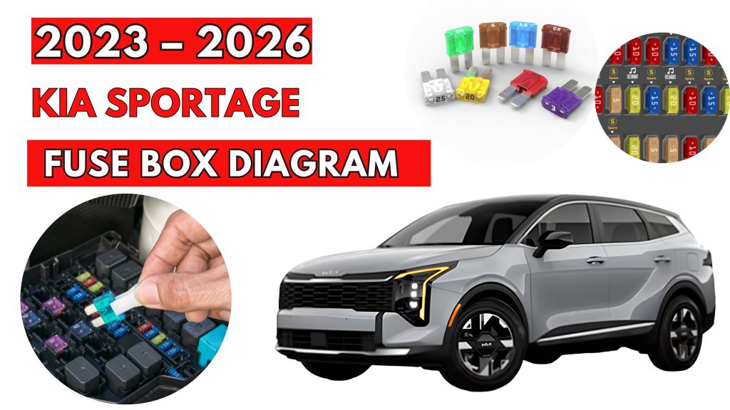 KIA Sportage 2023 – 2026 Fuse Box Location Diagrams