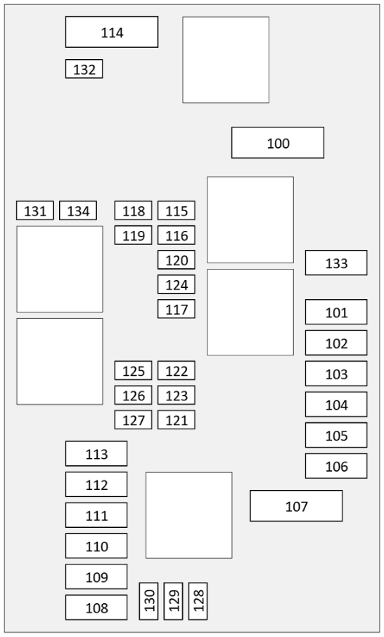 Mercedes-Benz E-Class 2026 Engine Compartment Fuse Box Diagram