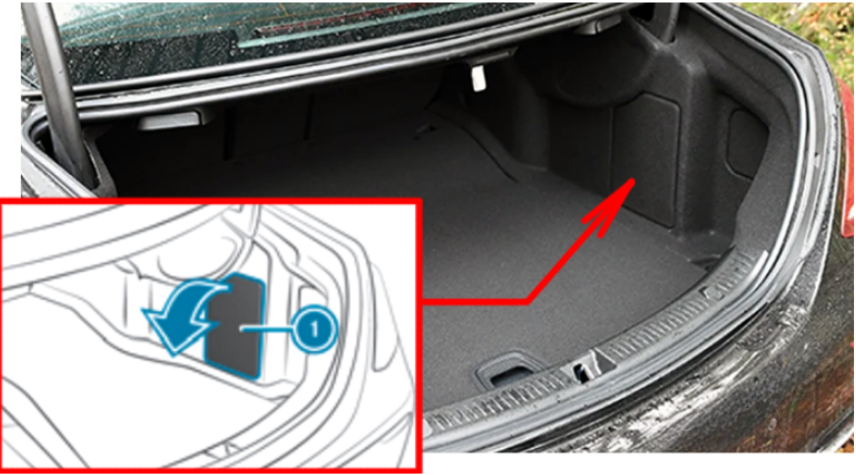 Mercedes-Benz E-Class 2026 Luggage Compartment Fuse Box Location Sedan