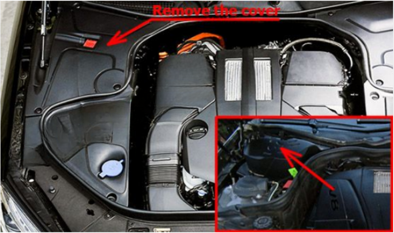Mercedes-Benz S-Class (2014 - 2020) Engine Pre-Fuse Box Location