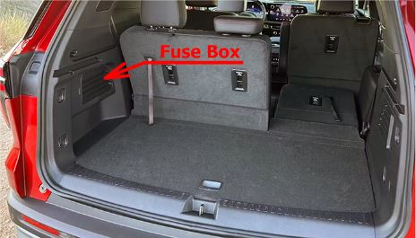 Rear Compartment Fuse Box Location 2024-2026