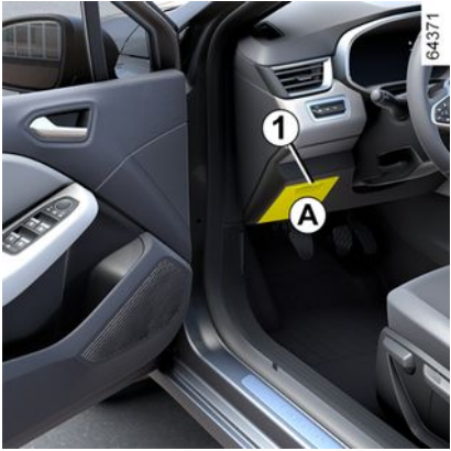 Renault Clio (2020 – 2025) Driver Side Fuse Box Location 1