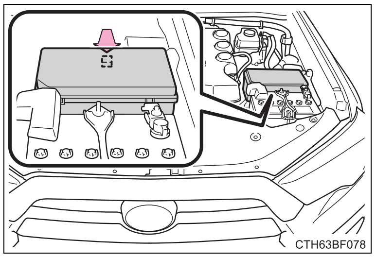 Toyota 4Runner (2018 - 2019) engine compartment fuse box