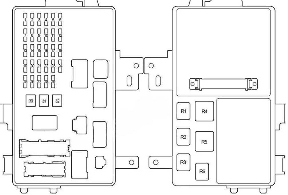 Toyota-Camry-2002-2006-Passenger-Compartment-Fuse-Box-Diagram-2