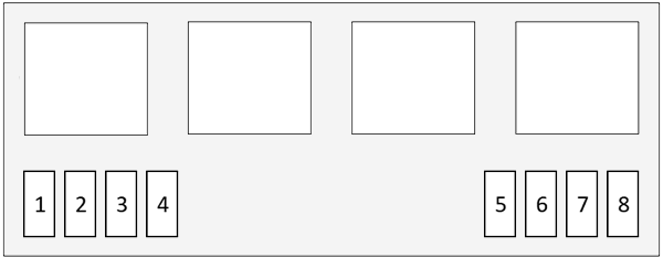 Toyota Highlander (2014 - 2019) enigne compartment diagram no-2