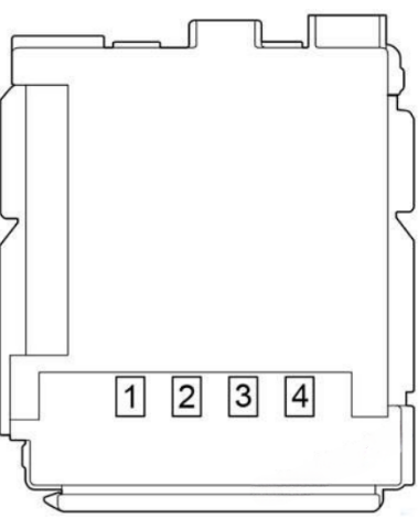 Toyota Prius Passanger Compartment Fuse Box Diagram 2