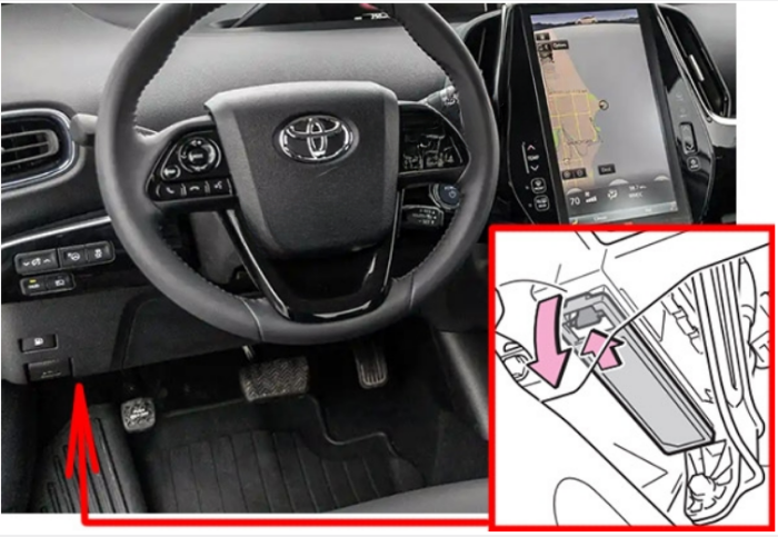 Toyota Prius Passanger Compartment Fuse Box Location