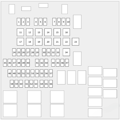 Toyota Sequoia Engine Compartment Fuse Boxes Diagram 2