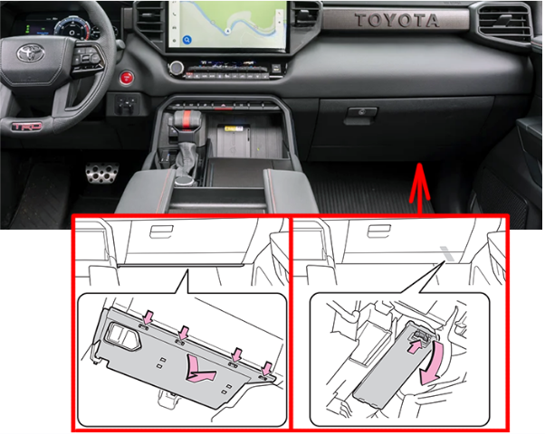 Toyota Sequoia Passenger Compartment Fuse Box Location