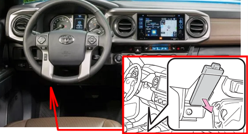 Toyota Tacoma (2016 - 2023) PASSENGER COMPOARTMENT