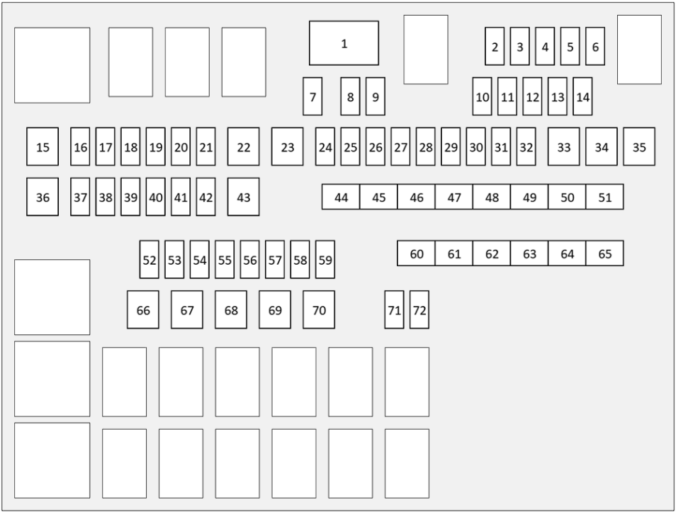Toyota Tacoma (2024 - 2025) engine compartment diagram type 2