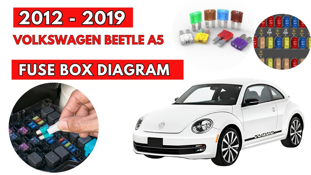 Volkswagen Beetle A5 (2012 - 2019) Fuse Box Location & Diagrams