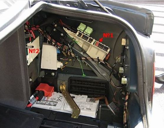 luggage compartment LOCATION