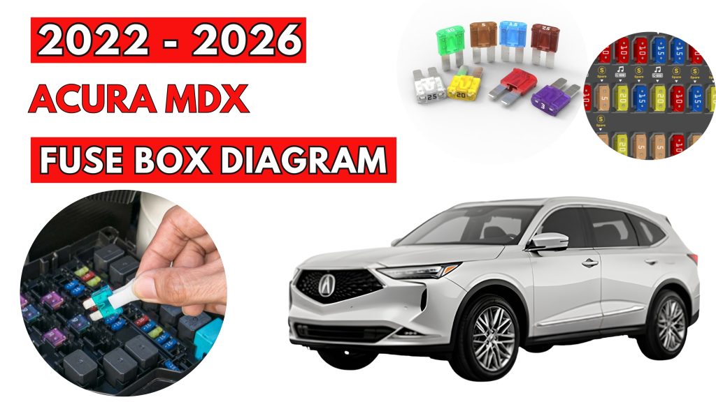 Acura MDX 2022 2026 Fuse Box Location Diagrams