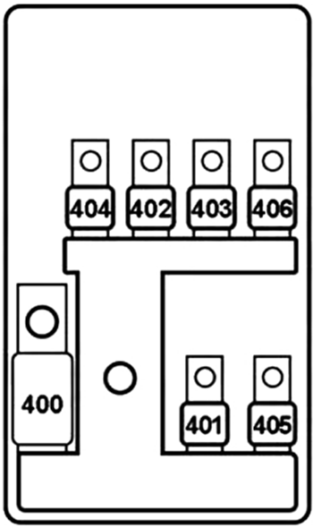 BMW X2 F39 (2018 - 2023) Engine Compartment Power Fuse Box Diagram