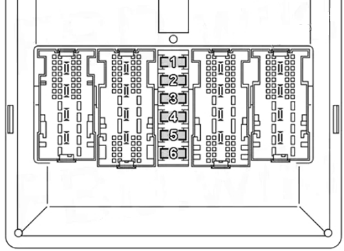 BMW X2 U10 (2024 - 2026) Passenger Compartment Fuse Box Diagram BDC
