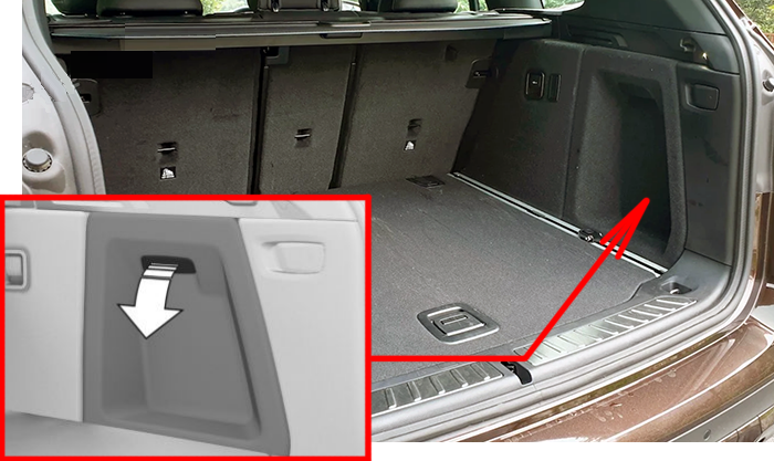 BMW X3 G01 (2018 - 2024) Luggage Compartment Fuse Box Location