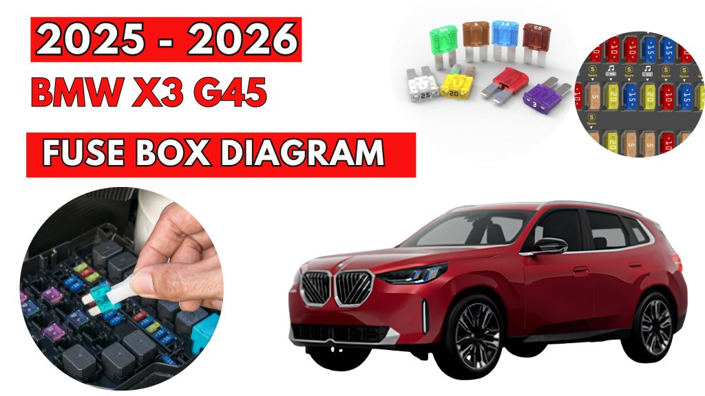 BMW X3 G45 (2025 - 2026) Fuse Box Location & Diagrams