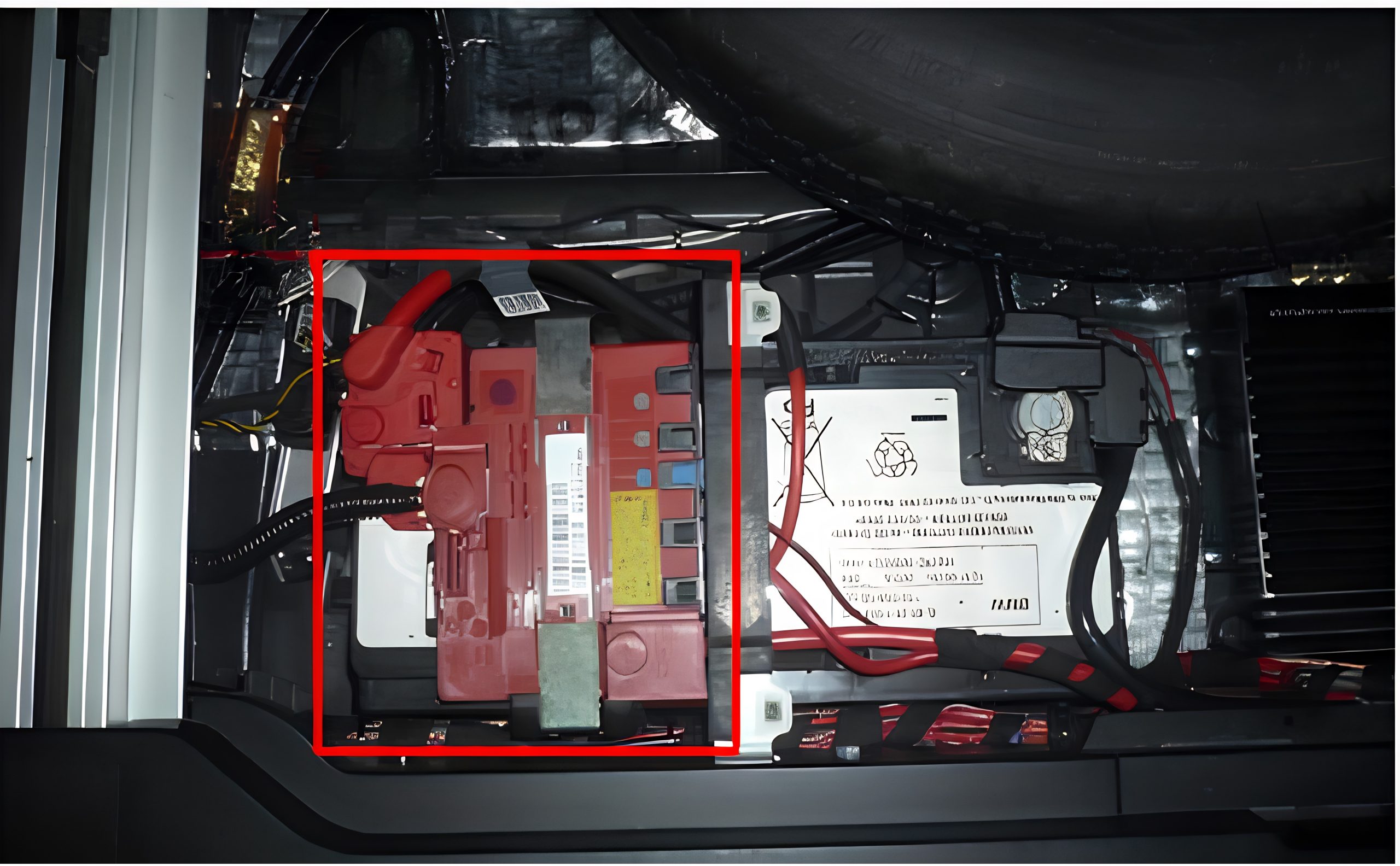 BMW X5 E70 (2007 - 2013) Luggage Compartment Fuse Box Location Battery