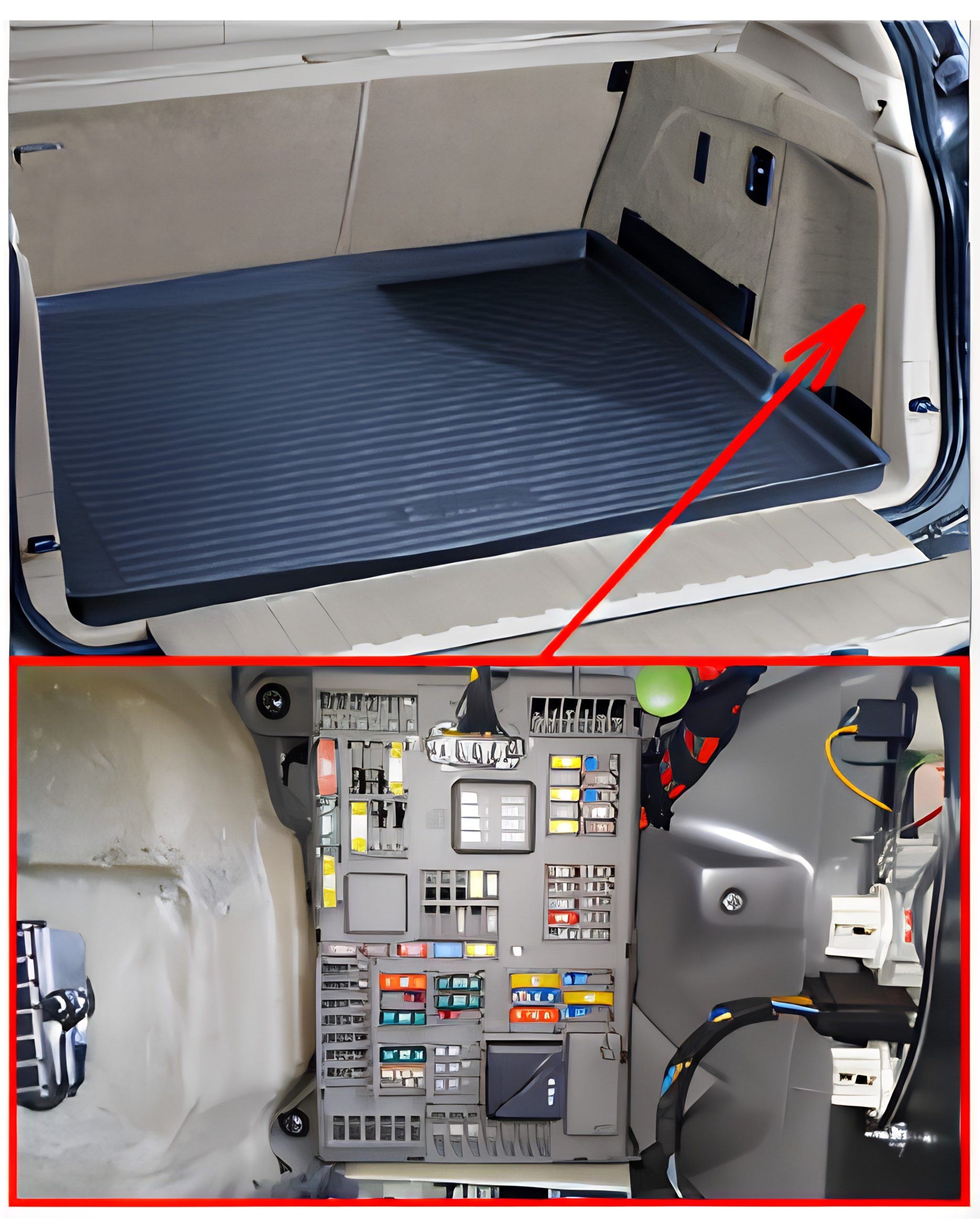 BMW X5 E70 (2007 - 2013) Luggage Compartment Fuse Box Location