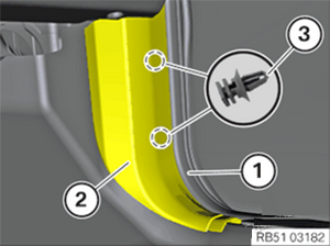 BMW X5 F15 (2014 - 2018) Passenger Compartment Fuse Box diagram BDC 1