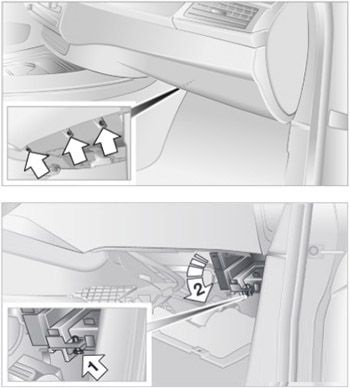 BMW X6 E71, E72 (2008 - 2014) Passenger Compartment Fuse Box Location 2