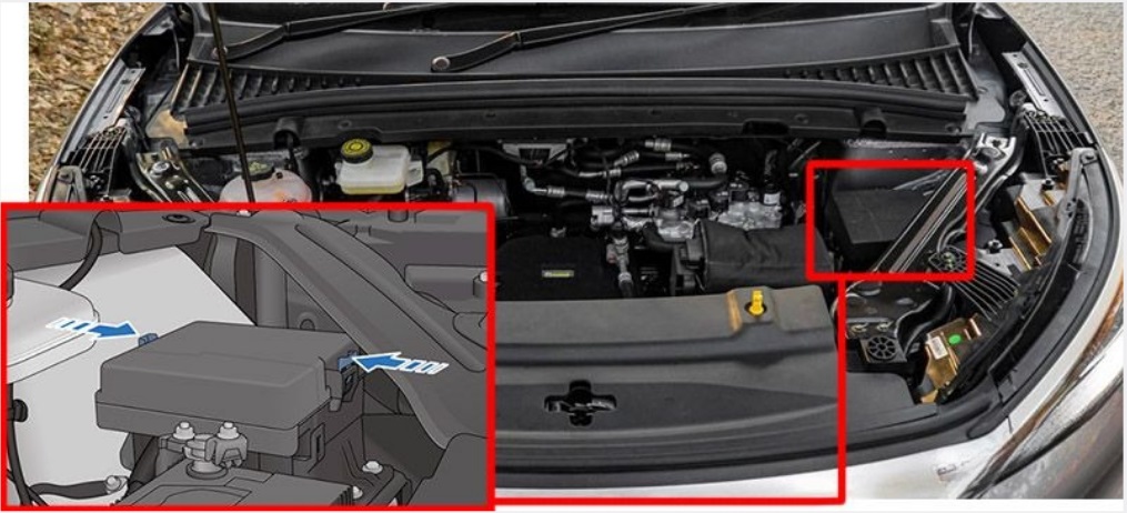 BYD Atto 3 (2022 & 2023) engine COMPARTMENT LOCATION