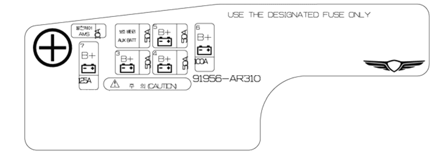 Battery junction block 2026