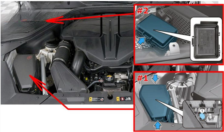 Engine Compartment Fuse Boxes