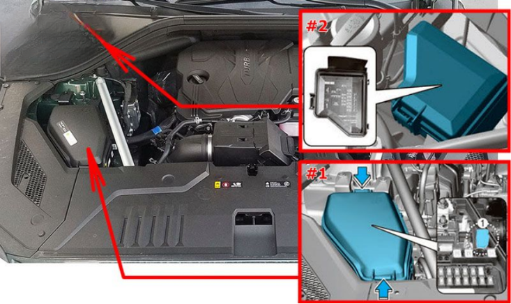 Engine Compartment Fuse Boxes
