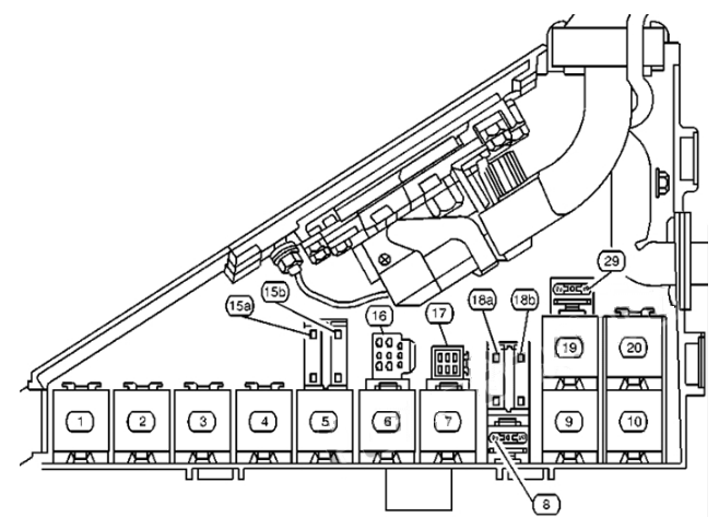 Engine Compartment Relay Center (2000- 2001)