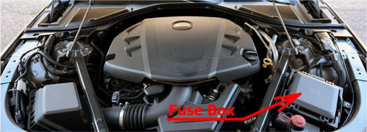 Engine compartment driver side