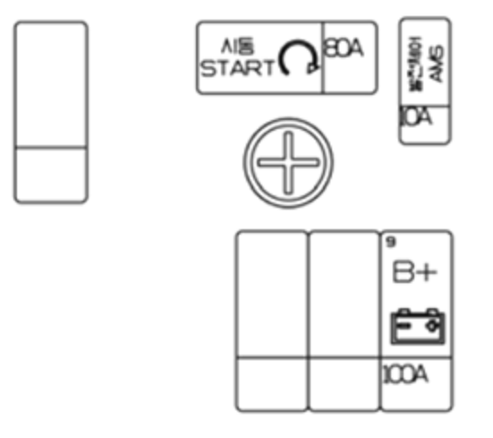 Genesis-G90-2020-2022 BATTERY TERMINAL diagram