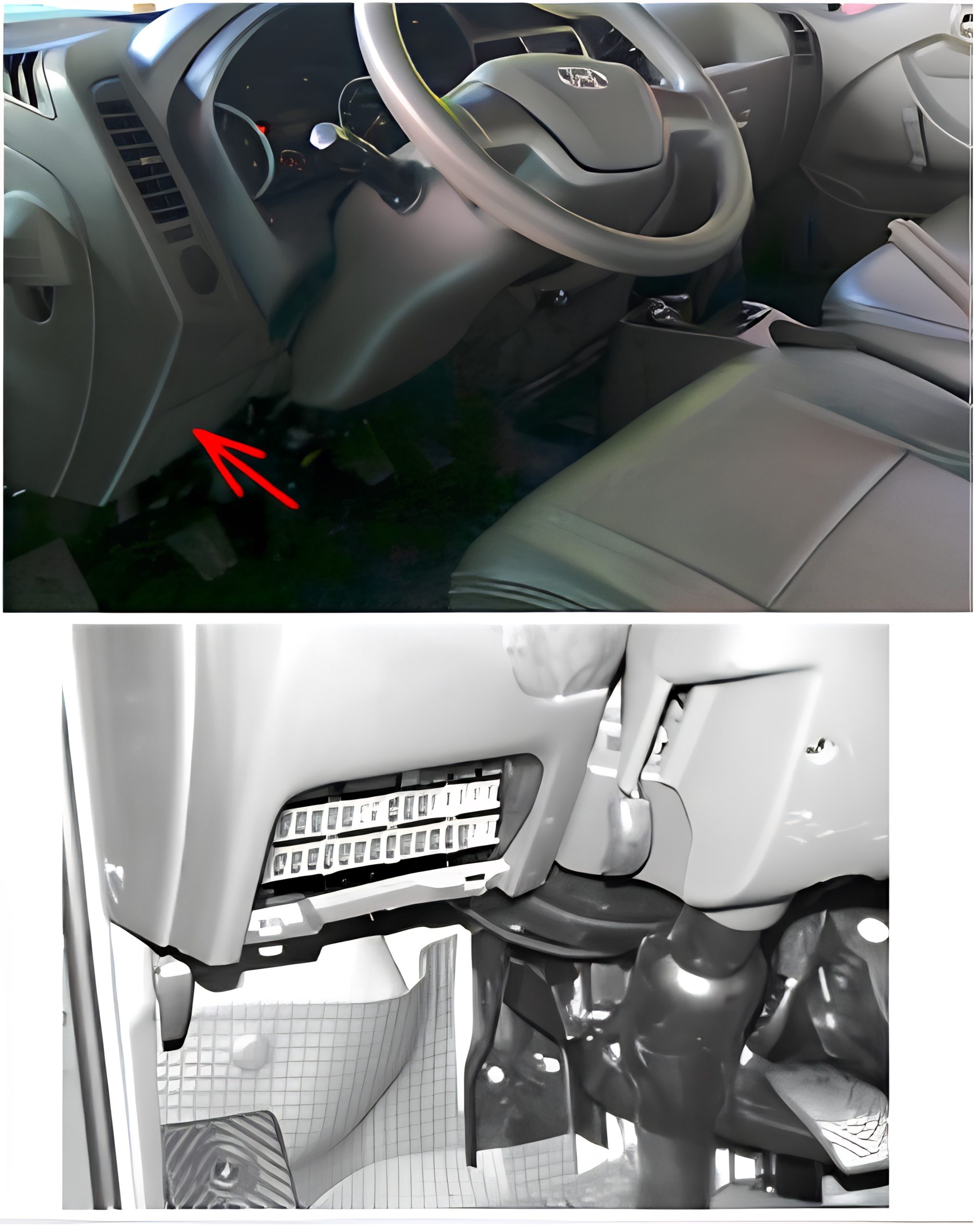 Hyundai H-100 (2005 - 2018) Passenger Compartment Fuse Box Location