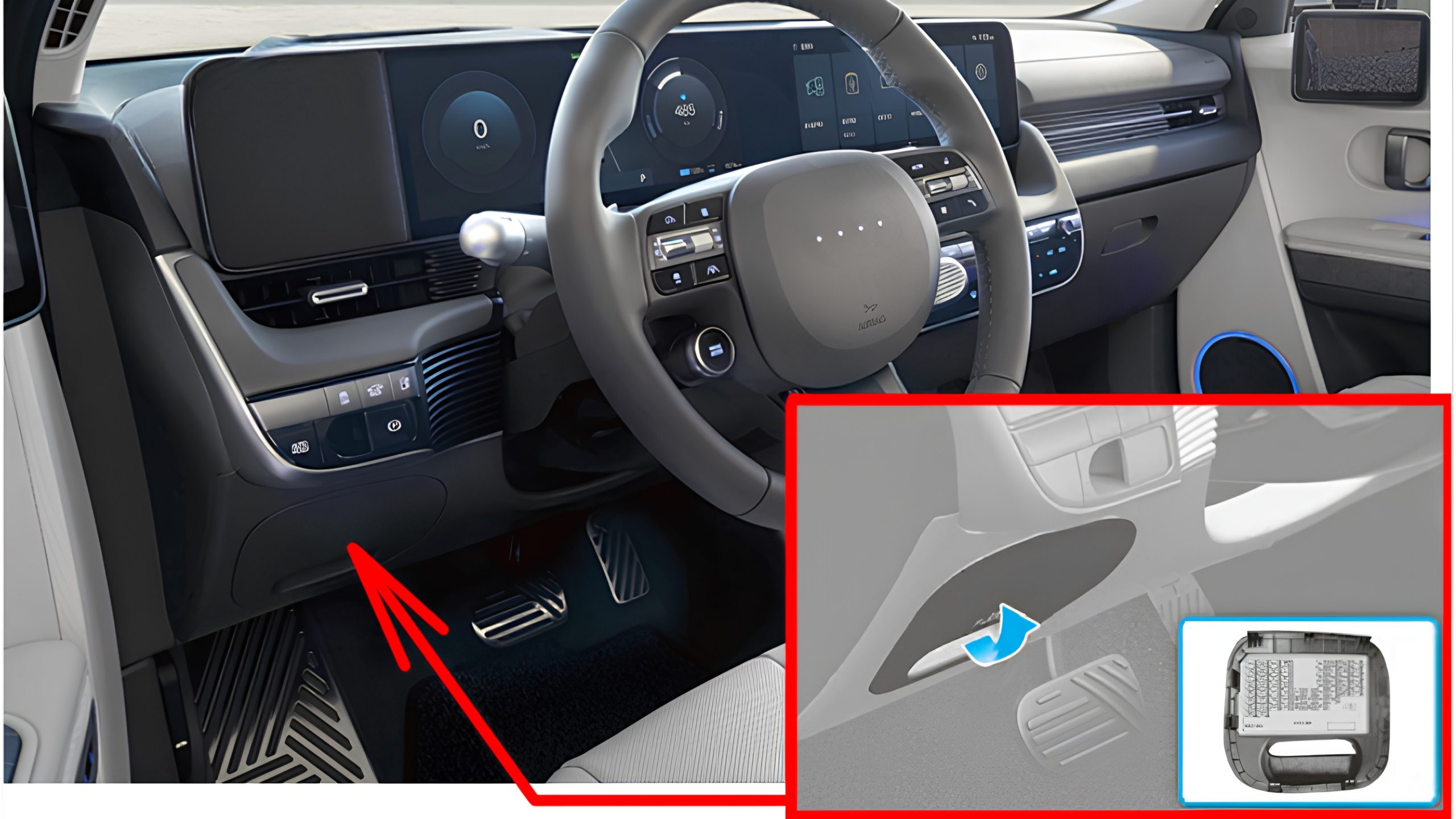 Hyundai Ioniq 5 (2022 - 2026) location passenger