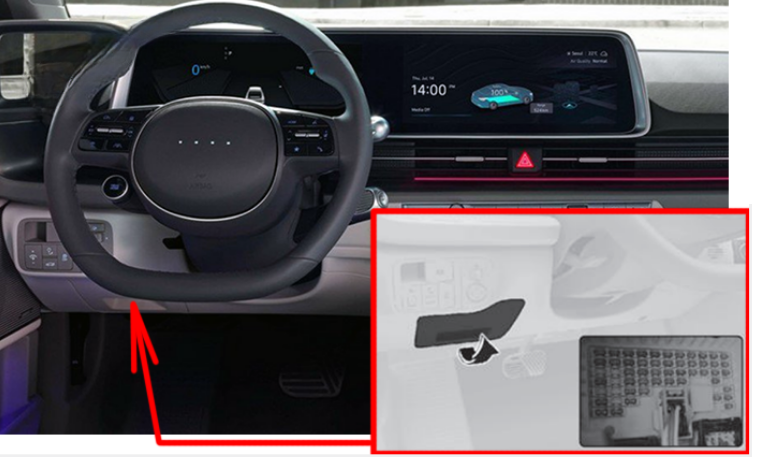 Hyundai Ioniq 6 PASSENGER COMPARTMENT LOCATION