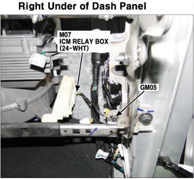 ICM Relay Box Location
