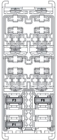 Alfa Romeo MiTo (2013 - 2018) LUGGAGEcompartment DIAGRAM
