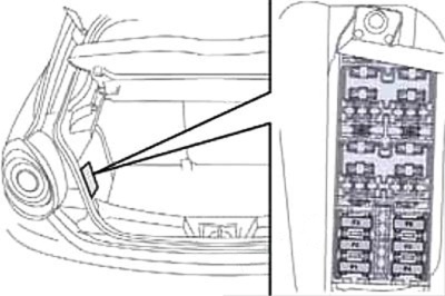 Alfa Romeo MiTo (2013 - 2018) luggage compartment.