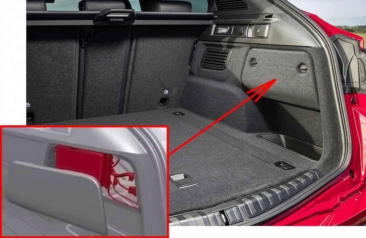 Alfa Romeo Stelvio (2017 - 2026) Luggage Compartment Fuse Box Location