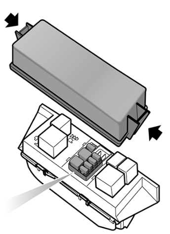 Auxiliary Fuse Box LOCATION