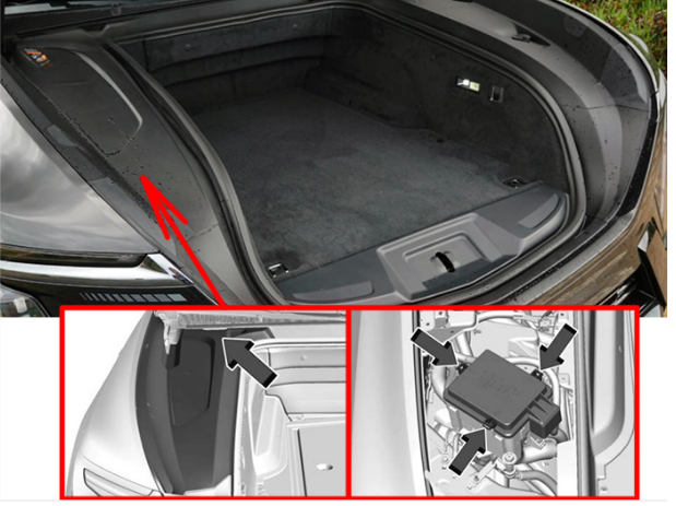 Cadillac Escalade IQ (2025 - 2026) engin compartment location
