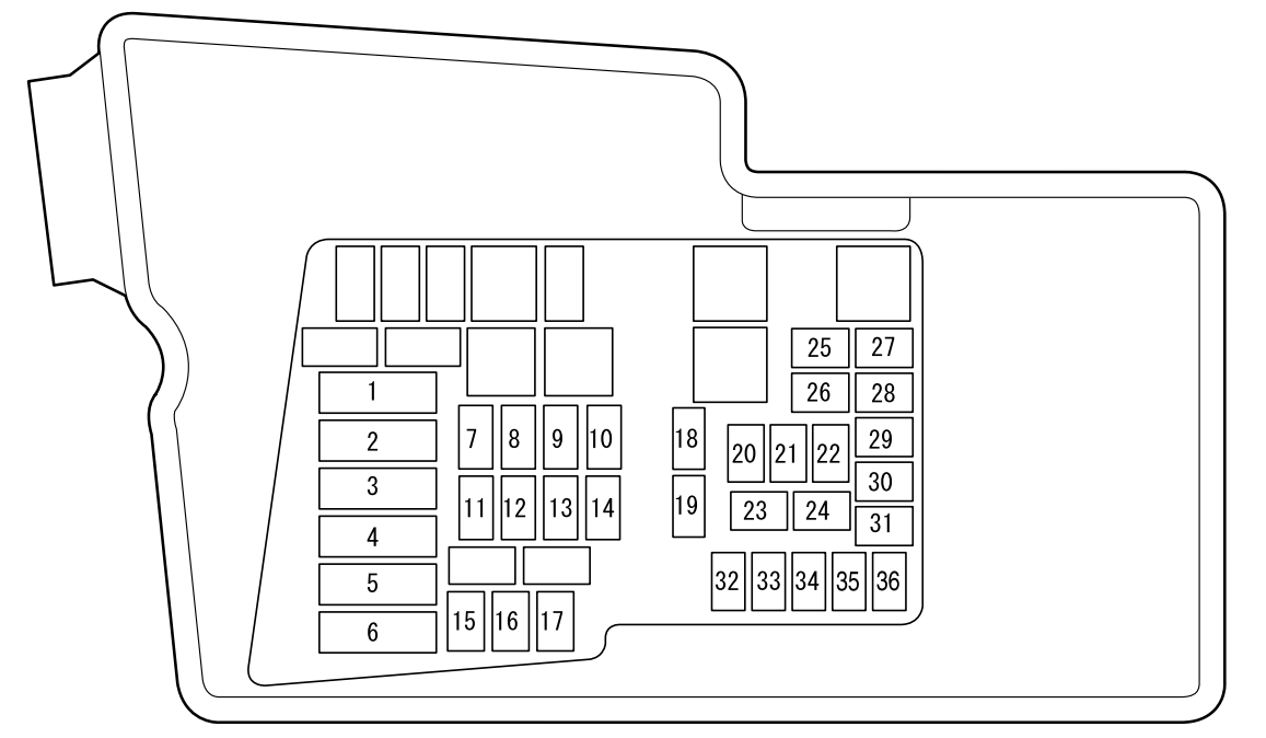 Engine Compartment Fuse Box (2010-2012)