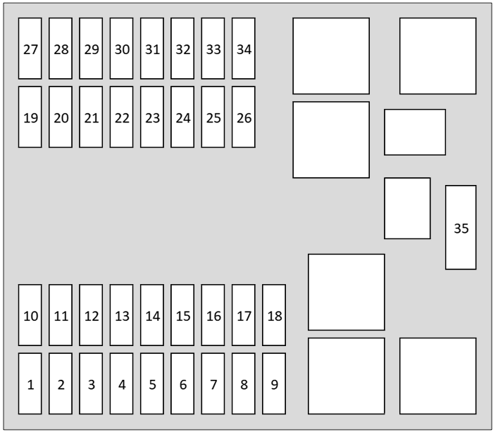 Engine Compartment Fuse Box Diagram
