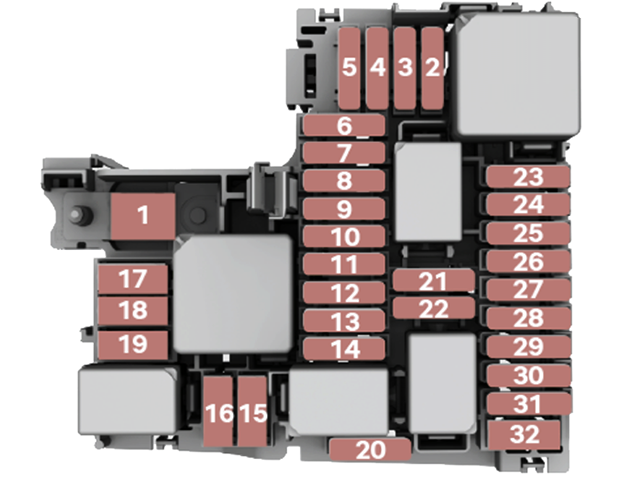 Engine Compartment Fuse Box Diagram