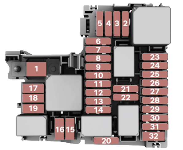 Engine Compartment Fuse Box Diagram