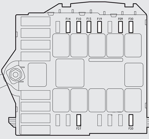 Engine Compartment Fuse Box Diagram Fig 4